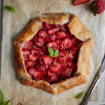 strawberry basil galette