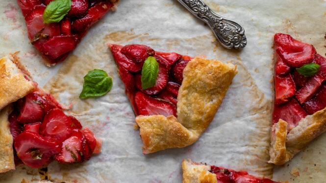 strawberry basil galette recipe