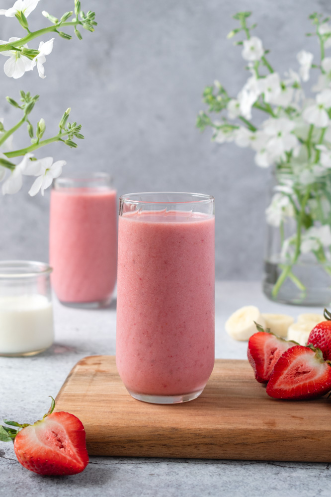 strawberry banana smoothie