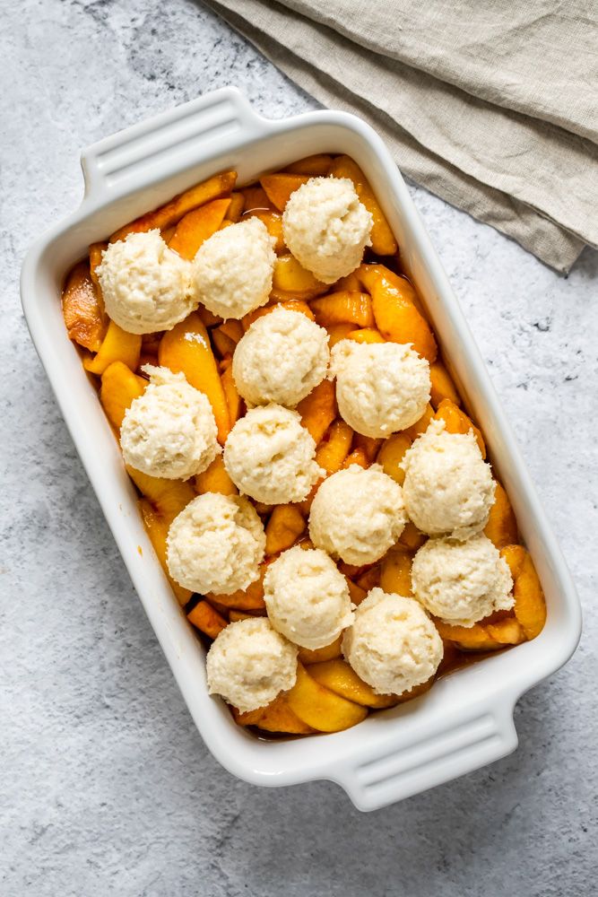 peach cobbler