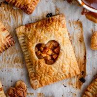 Salted caramel apple hand pies