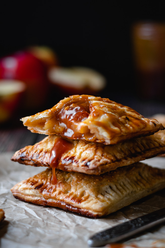 salted caramel apple hand pies