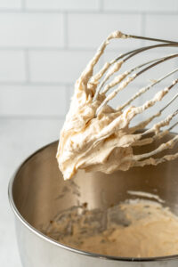 chocolate cake with hazelnut praline whipped cream filling