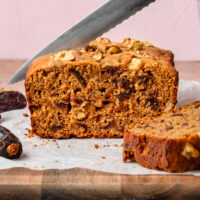 date and walnut loaf cake