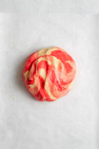 valentine cookies marbled heart