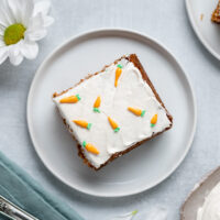 carrot cake with cream cheese frosting