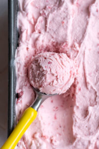 strawberry balsamic ice cream