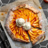 peach frangipane galette