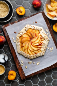 peach frangipane galette