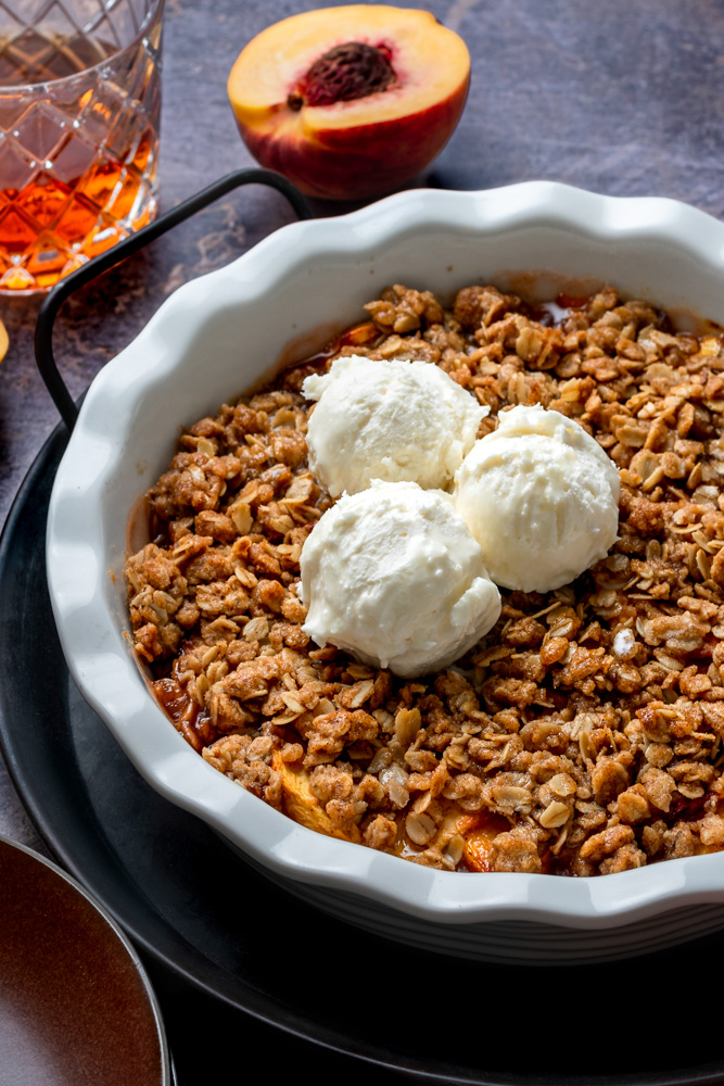 peach crisp