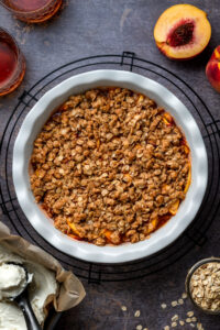 peach crisp