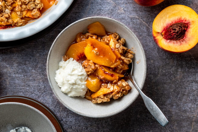 peach crisp