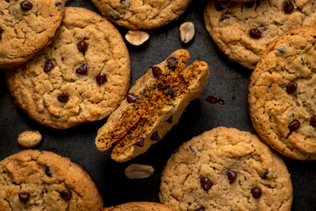 peanut butter chocolate chip cookies