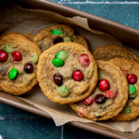 chewy mm holiday cookies