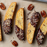 orange chocolate biscotti