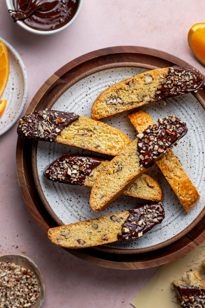 chocolate orange biscotti