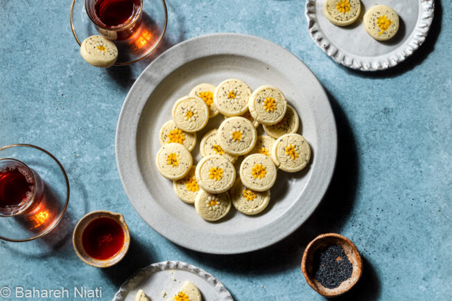 Persian rice cookies