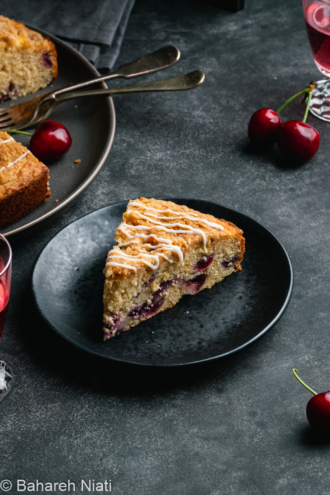 cherry crumb cake