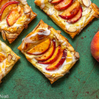 peach cream cheese Danish pastry